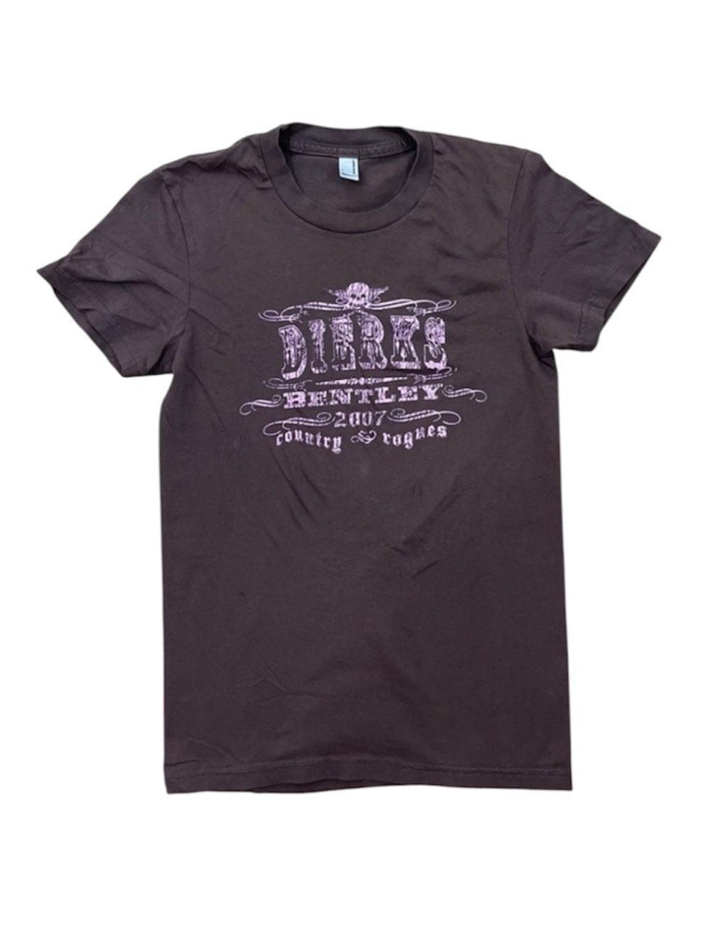 Y2K Dierks Bentley Tee T-Shirt Medium 2007 Brown Country Music Merch Tour Band